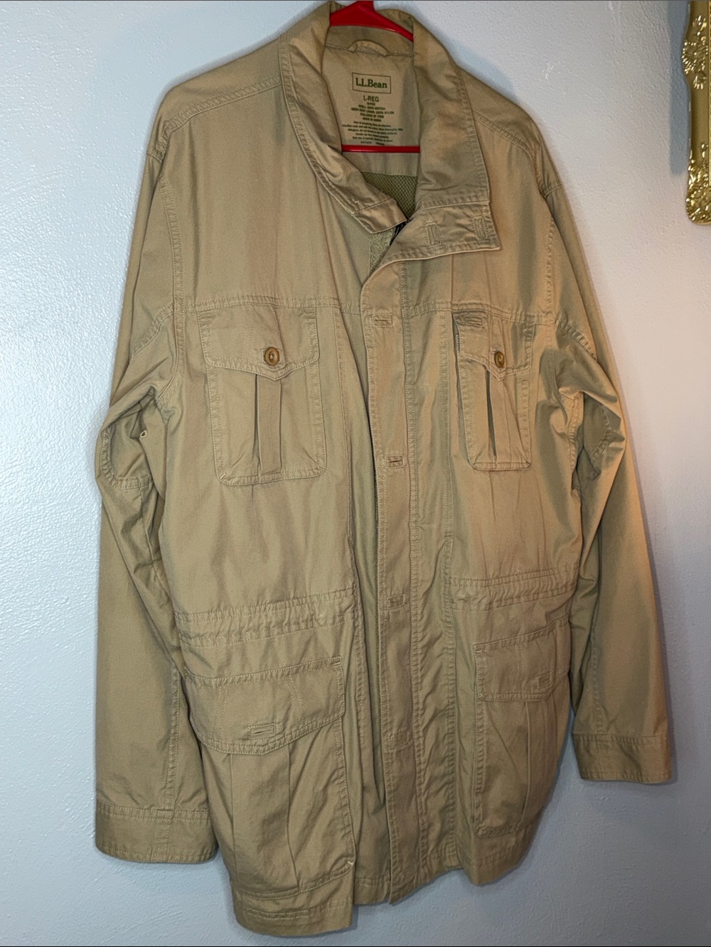 L.L. Bean Men's Khaki Field Coat